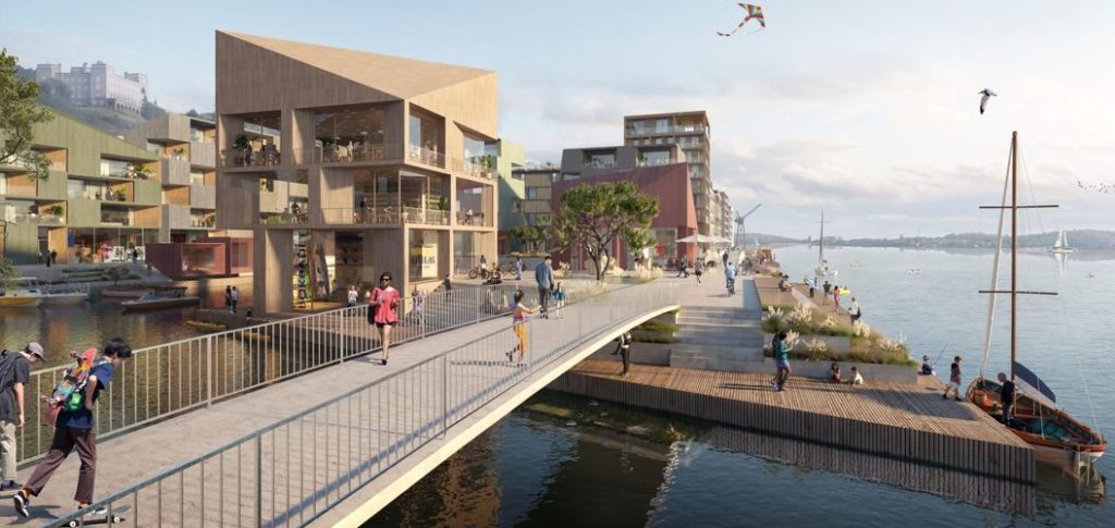 Grønlikaia illustrasjon Rodeo Arkitekter