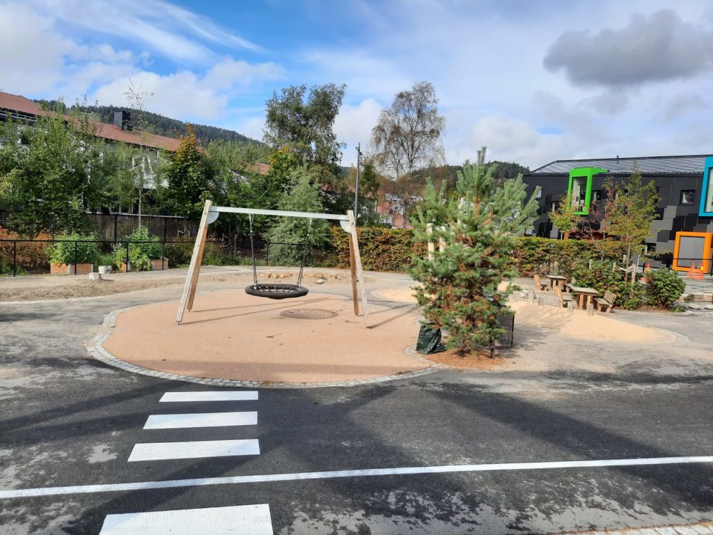 Kilden barnehage uteområdet