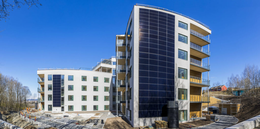 Lindeberg sykehjem i Oslo er breeam excellent sertifisert og valgte glasopor som fyllingsmateriale for å oppnå miljømålene