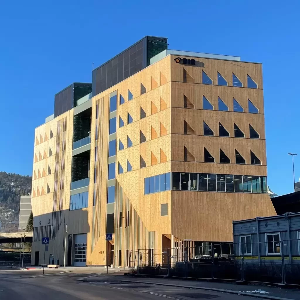 Glasopor leverte lettfyllingsmateriale til grunn til BIR Nygårdstangen som er BREEAM-NOR Excellent sertifisert