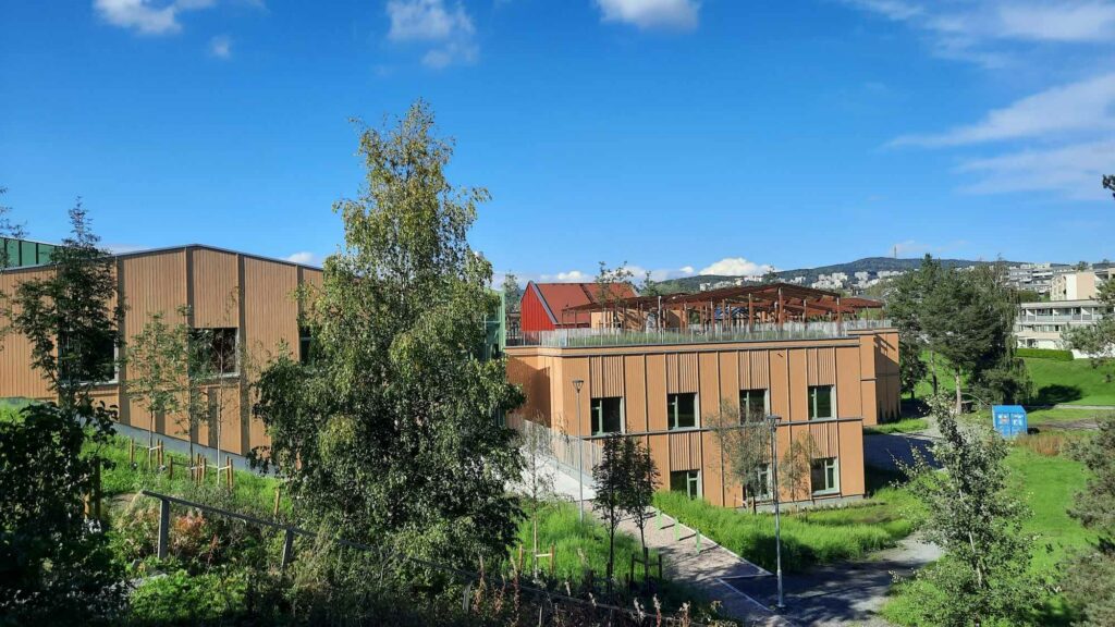 Demenslandsbyen på Furuset i Oslo er et Futurebuilt prosjekt som har høye klima- og miljøkrav.