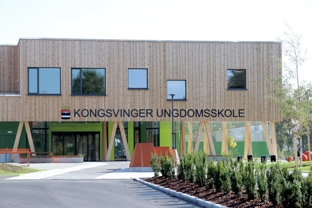 Steni facade panels Kongsvinger School