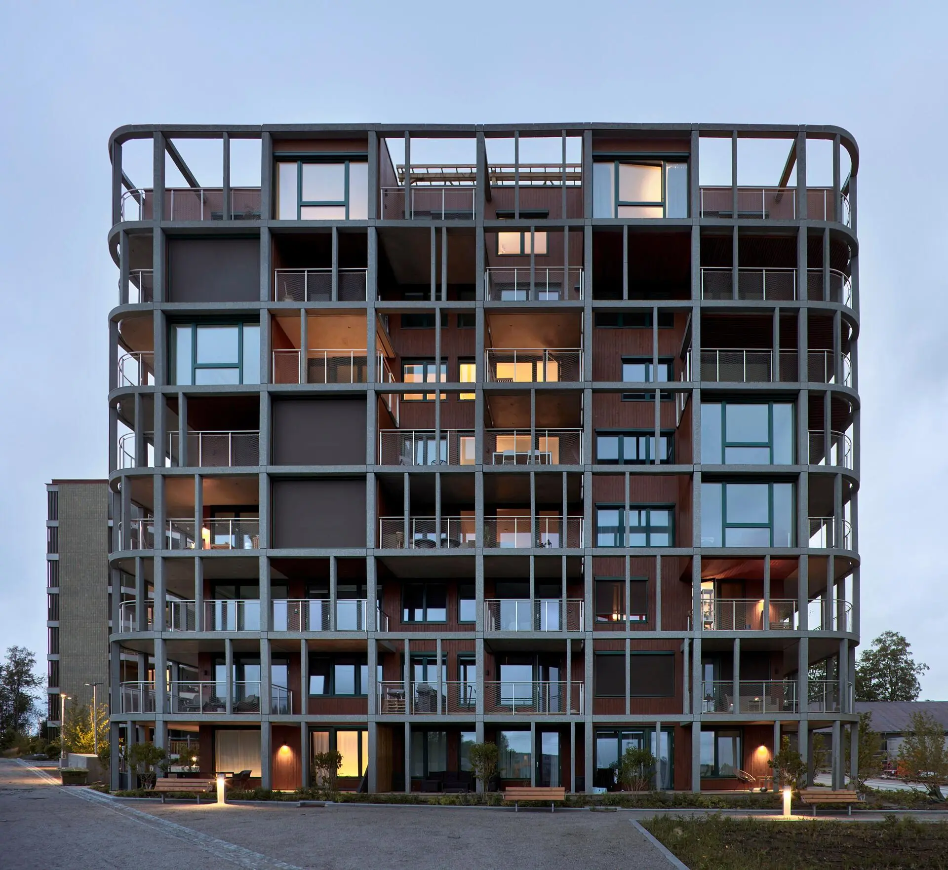 Steni Facade at Ski Tower